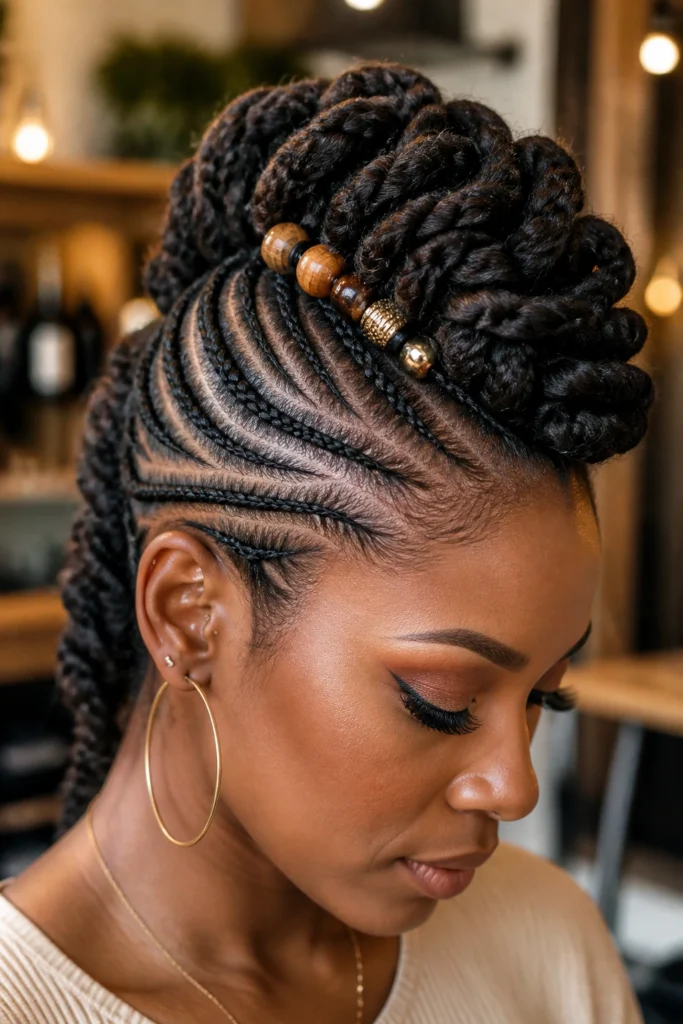 18 Mohawk Crochet Braid Styles for Black Women