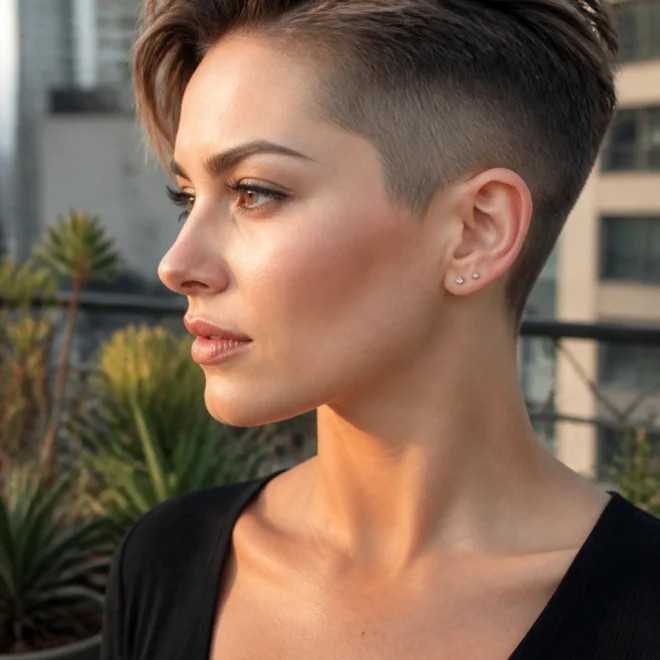 25 Edgy Short Hairstyles for Round Faces