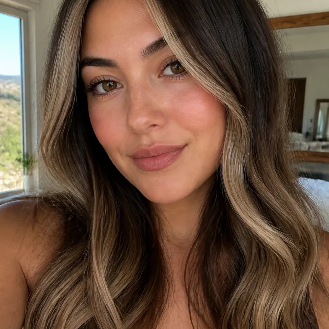 20 Brown Balayage Looks for Round Faces
