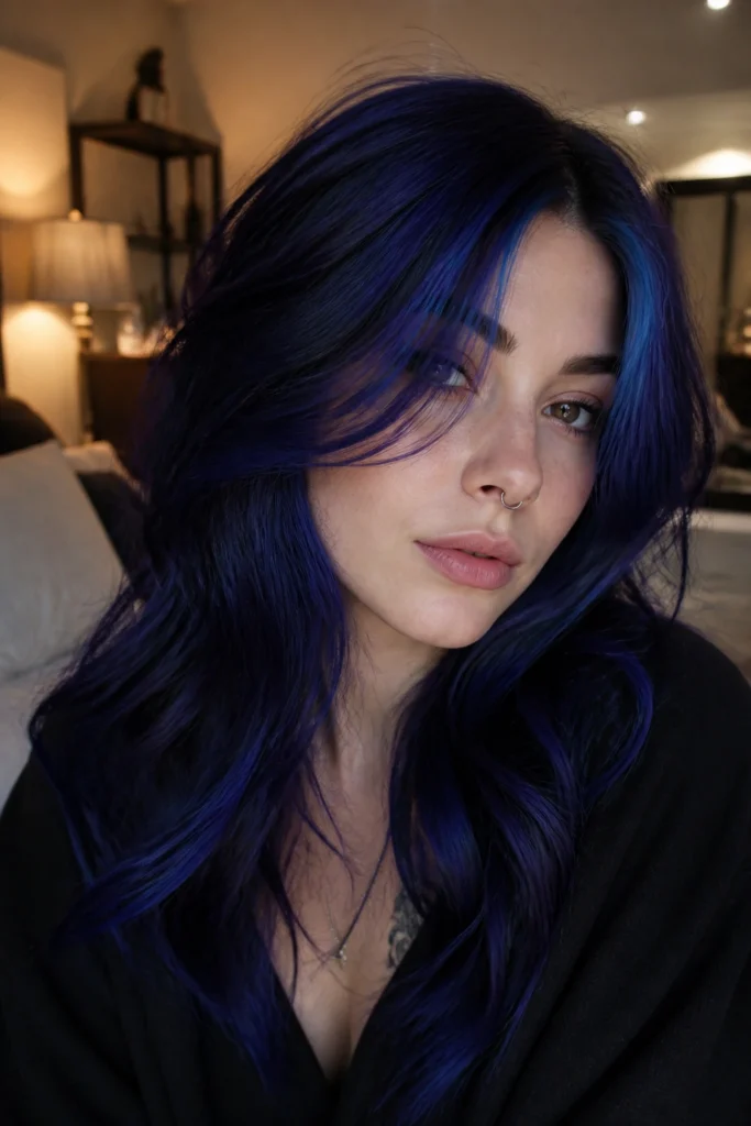 20 Blue Purple Hair Color Ideas for Cool Skin Tones