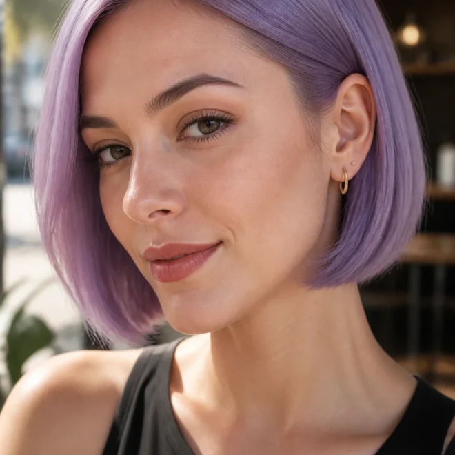 20 Purple Bob Haircuts for Fine Hair