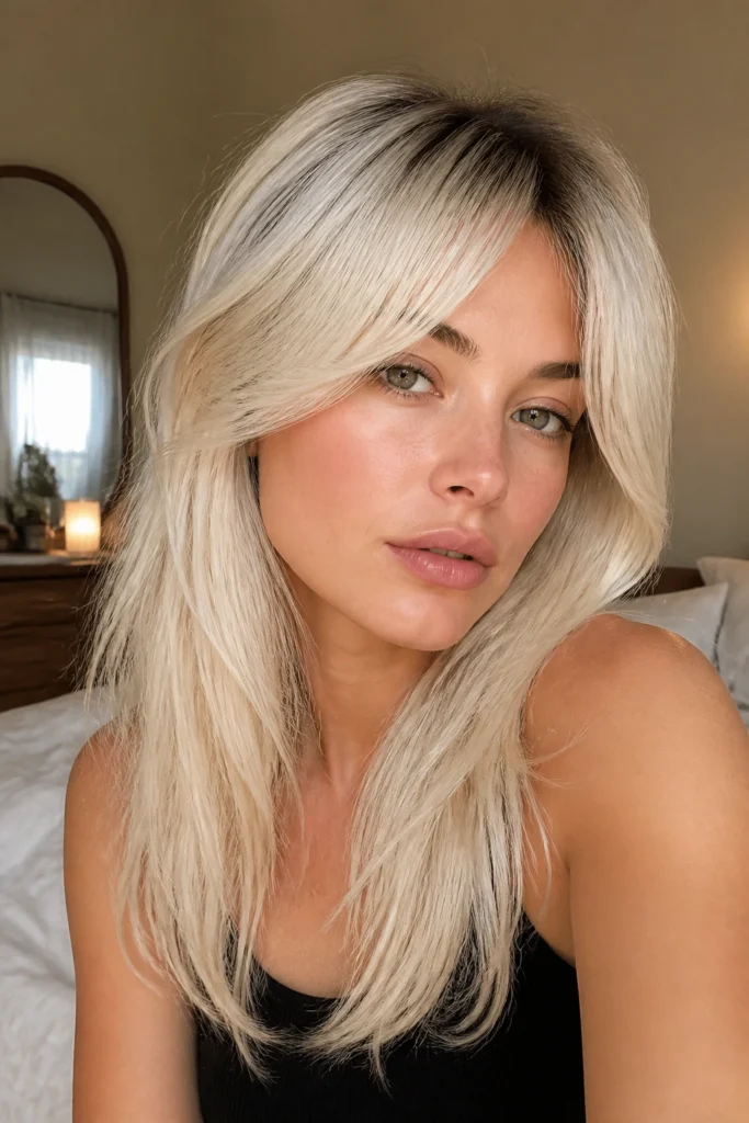15 White Dark Root Hair Colors for Blonde Hair